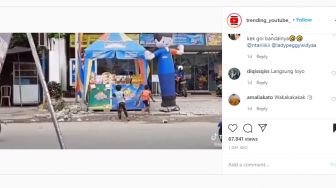 Balon Menari Dikempesin Viral, Ini Sejarah Balon Menari atau Sky Dancer