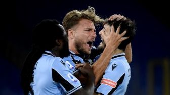 Gol Ciro Immobile Bawa Lazio Libas Cagliari