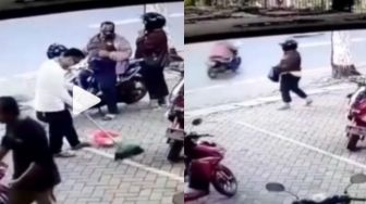 Video Kocak! Suami Asal 'Ngegas', Istri Ketinggalan di Parkiran