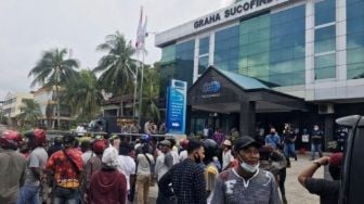 Ratusan Pemulung Serbu Kantor Sucofindo Batam, Tuntut Hal Ini