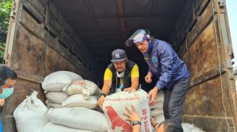 Ditumpuk Karung Jagung, Truk Asal Lampung Bawa Ribuan Kg Sabu ke Tangerang