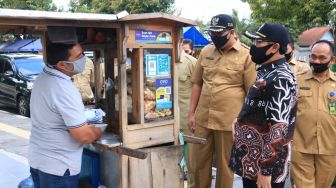 Alun-alun Wates Mulai Rame, Sutedjo Ingatkan Lagi Soal Protokol Kesehatan