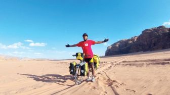 Epik! Ghulam Yassin 4 Tahun Naik Sepeda Lewati 28 Negara Demi Naik Haji