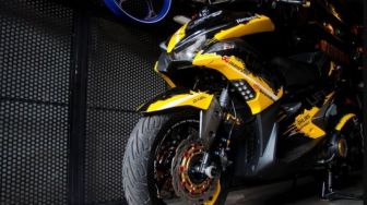 Yamaha Aerox Tampil Lebih Gagah dengan Warna Bumblebee, Sangar!