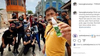 Unggah Foto Persiapan Syuting, Hanung Bramantyo Dituduh Warganet Budak WHO