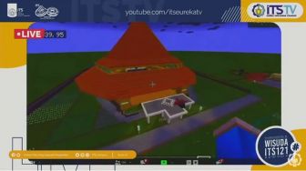 Kelewat Kreatif! Wisuda Online Pakai Game Minecraft, ITS Banjir Pujian