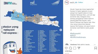 Cara Mengirim Barang Melalui Rail Express, Layanan dari KAI