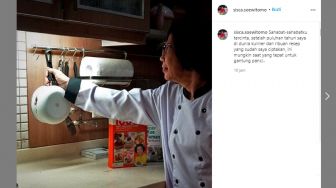 Gantung Panci Chef Sisca Soewitomo Cuma Prank, Netizen: Emak Gue Mewek