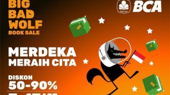 Rayakan Kemerdekaan Indonesia, Bazar Buku Big Bad Wolf Hadir Secara Online