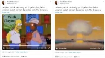 CEK FAKTA: Benarkah The Simpsons Prediksi Ledakan Dahsyat di Lebanon?