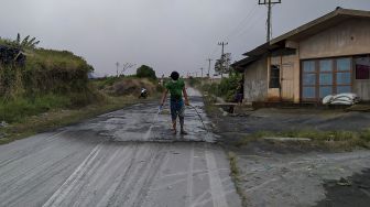 Lagi Gunung Sinabung Erupsi Hari Ini, Semburkan Abu Setinggi 5 km