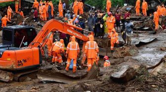 Longsor di India Selatan, Lima Tewas dan 80 Orang Terjebak