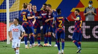 Hantam Napoli, Barcelona Maju ke Perempat Final Liga Champions