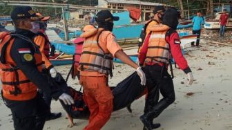 Detik-Detik Penemuan Jasad Zayyan Korban Tenggelam Pantai Pangumbahan