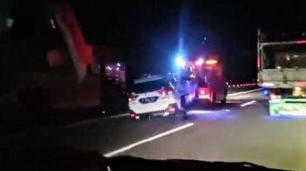 2 Korban Tewas Kecelakaan Maut di Tol Purbaleunyi Dibawa ke RS Santosa