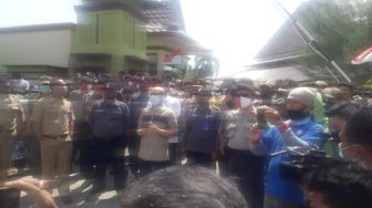Massa SPSI Babel Demo, Didit: DPRD Sepakat Tolak RUU Omnibus Law