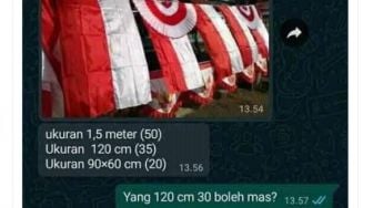 Pembeli Tawar Harga Bendera Merah Putih, Pedagang: NKRI Kok Ditawar!