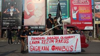 Duduki Gejayan Lagi, ARB Terus Gelar Aksi Sampai Omnibus Law Dibatalkan