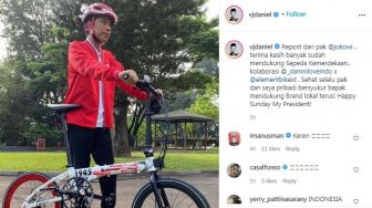 Berikan Sepeda Lipat ke KSP, Daniel Mananta Kaget Jadi Headline Media