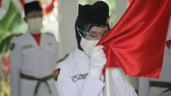 Enam Pasukan Pengibar Bendera di Lebak Dikukuhkan