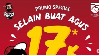 Kocak, Kedai Ini Tawarkan Promo untuk Orang yang Namanya Bukan Agus