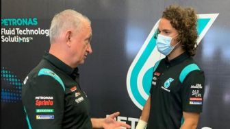 Franco Morbidelli Jadi Sorotan Warganet Usai Kecelakaan, Sandalnya Familiar