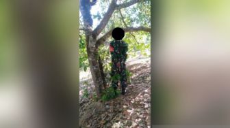 Identitas Anggota TNI AD yang Meninggal Dunia Tergantung di Pohon Jambu