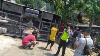 Sopir Damri Jadi Tersangka Kecelakaan Bus Tewaskan Penumpang