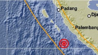 Gempa Bengkulu Berpusat di Segmen Megathrust Mentawai-Pagai