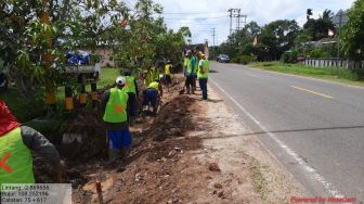 Padat Karya Tunai Pemeliharaan Jalan Babel Mulai Berjalan Hari Ini