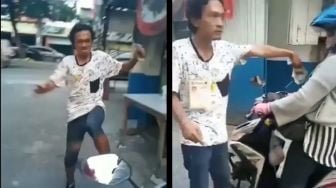 Aksi Viral Juru Parkir Tendang Motor Perempuan di Medan Berakhir Pilu