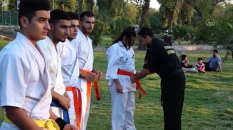 Covid-19: Atlet Taekwondo Irak Tetap Gelar Latihan