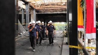 Tim Gabungan Polri Lakukan Olah TKP di Gedung Utama Kejaksaan Agung RI