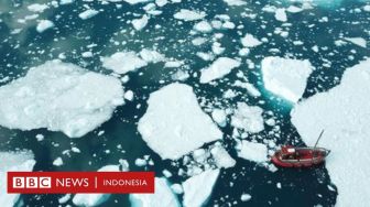 Lapisan Es Greenland Cair dalam Skala Belum Pernah Terjadi Sebelumnya