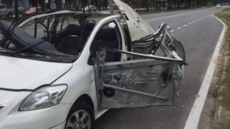 Ledakan Bengkel Las di Deli Serdang, 2 Mobil Hancur