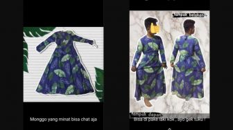 Totalitas Tanpa Batas, Cowok Ini Jadi Model Gamis yang Dijualnya Sendiri