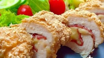 Resep Baked Chicken Cordon Bleu, Sajian Mewah Bikin di Rumah Aja