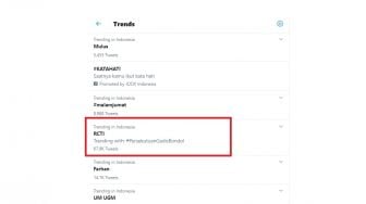 Gugatan RCTI Jadi Trending Topic, Warganet Meradang