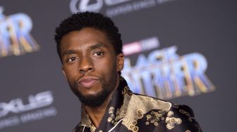 Aktor Chadwick Boseman menghadiri pemutaran perdana film "Black Panther" di Marvel Studios, Hollywood pada 29 Januari 2018. [VALERIE MACON / AFP]