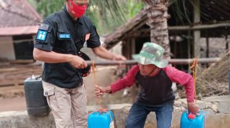 8 Daerah Gunungkidul Kekeringan, Human Initiative Kirim 60 Ribu Liter Air