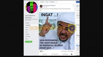 CEK FAKTA: Benarkah Rizieq Shihab Tidak Akan Kembali ke Indonesia?