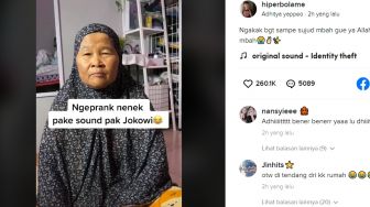 Cucu Nge-Prank Nenek Dapat Sepeda dari Jokowi, Wargenet: Awas Kualat