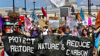 Demo Perubahan Iklim, Polisi Tangkap Aktivis Extinction Rebellion di London