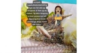 Bikin Syok! Makan Ikan Goreng, Ternyata Belatungnya Banyak Banget