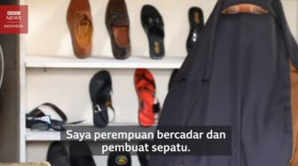 Kisah Pembuat Sepatu Bercadar: Tak Ada Batasan untuk Wujudkan Mimpi