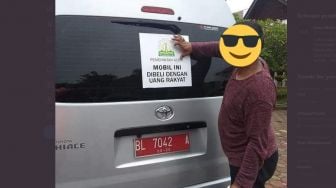 Patut Ditiru! Mobil Dinas Aceh Ditempel Stiker: Dibeli dengan Uang Rakyat