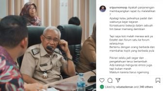 Curhat Dikejar-kejar Agenda Rapat, Bupati Sleman Didoakan Netizen