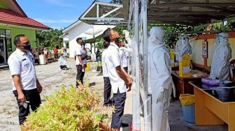 Seluruh Pegawai BNNK Pasbar Tes ‘Swab’, Dinas Luar Sementara Dilarang