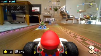 Nintendo Rilis Game dengan AR, Balapan Mario Kart dengan Sirkuit di Rumah