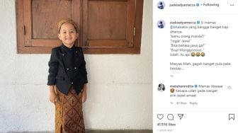 Mengaku Bangga Jadi Orang Jogja, Anak Zaskia Adya Mecca Senang Pakai Beskap